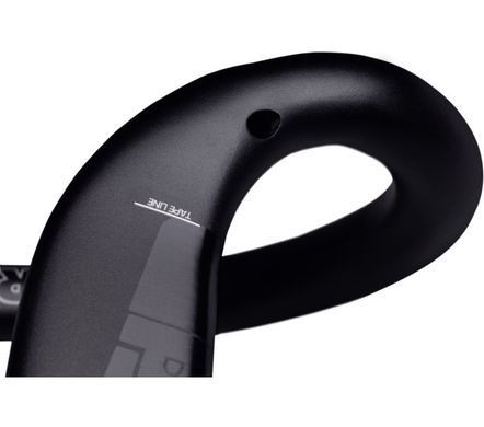 Кермо PRO Vibe Aero Di2, 6 град. розгортка, 40cm/31,8 mm, чорне