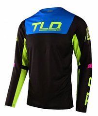 Джерсі TLD Sprint Jersey Fractura [BLk/Yellow] M