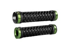 Гріпси ODI Vans® Lock-On Grips, Black w/ Green Clamps (чорні з зеленими замками)