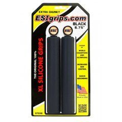 Гріпси ESI XL 6.75" Extra Chunky (чорні)
