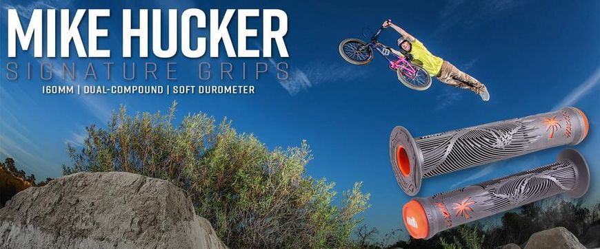 Гріпси ODI Hucker Signature 160mm w/Flange Light Blue