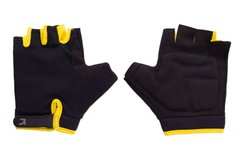 Рукавички Green Cycle SIMPLA 2 без пальців XL чорно-жовті