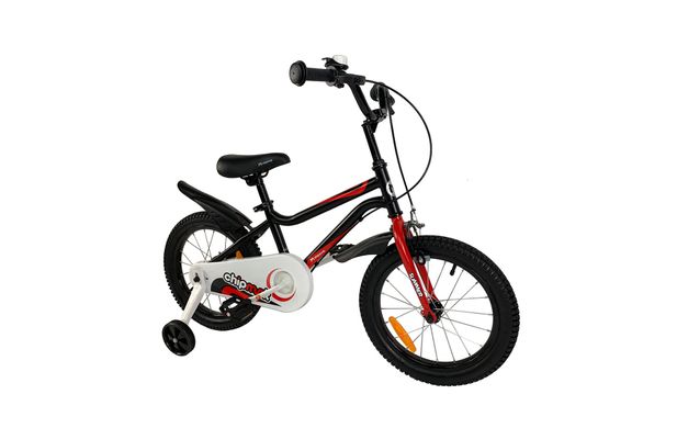 Велосипед дитячий RoyalBaby Chipmunk MK 16", OFFICIAL UA, чорний