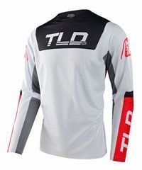 Джерсі TLD Sprint Jersey Fractura [Charcoal Glo Red] XL