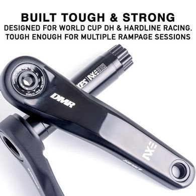 Шатуни DMR AXE Cranks Armset Laser Etched Black 165 mm