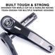 Шатуни DMR AXE Cranks Armset Laser Etched Black 165 mm