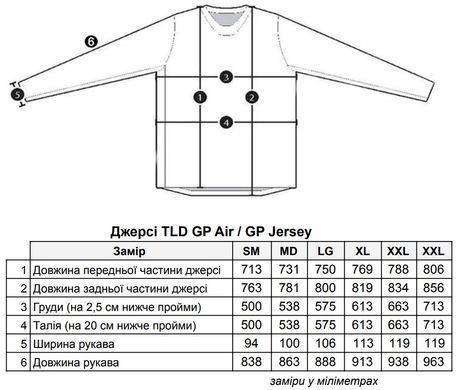 Мото джерсі TLD GP PRO JERSEY BOXED IN [BLACK/OLIVE] L