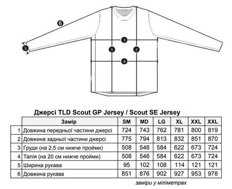 Мото джерсі TLD SCOUT SE JERSEY SYSTEMS [GRAY/BEETLE] L