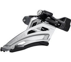 Перемикач передній Shimano FD-M4100-M, DEORE 2X10, SIDE SWING, FRONT-PULL, хомут 34,9/31,8/28,6мм адапт, макс. 38зуб.