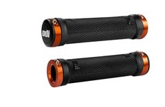 Гріпси ODI Ruffian MTB Lock-On Bonus Pack Black w/Orange Clamps (чорні з помаранчевими замками)