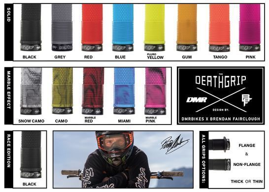 Гріпси DMR Brendog DeathGrip Thick (A20) Flangeless [Black]