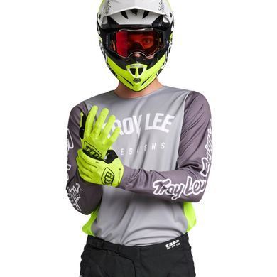 Мото джерсі TLD GP PRO JERSEY BOLTZ [SILVER/GLO GREEN] XXL