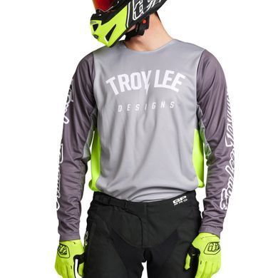 Мото джерсі TLD GP PRO JERSEY BOLTZ [SILVER/GLO GREEN] XXL