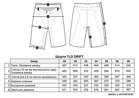 Велошорти TLD DRIFT SHORT SHELL [Copper] XL