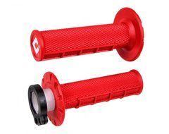 Мото гріпси ODI HALF-WAFFLE MX V2 Lock-On Red