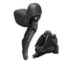 Гальмо гідравл диск Shimano RX600-1 GRX, заднє (права гальм.ручка/шифтер ST-RX600 11-швидк, каліпер BR-RX400, гідроліния 1700мм)