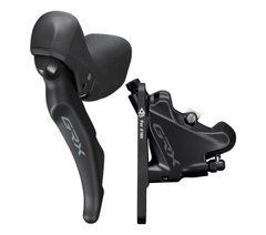 Гальмо гідравл диск Shimano RX600-1 GRX, переднє (ліва гальм.ручка/шифтер ST-RX600 2-швидк, каліпер BR-RX400, гідроліния 1000мм)