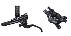 Гальмо гідравл. дискове Shimano M8120 DEORE XT переднє (ліва ручка, 4-поршн каліпер, J-kit гідролінія 1000мм)