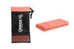 Рушник з мікрофібри ONRIDE Wipe 5 корал (100х50) у чохлі