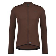Велоджерсі Shimano Apice long sleeves утеплене, коричневе, розм. L