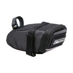 Сумка Longus MUD L під сідло 0,9L з крилом, чорний Velcro