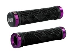 Гріпси ODI Cross Trainer MTB Lock-On Bonus Pack Black w/Purple Clamps, чорні з фиолетов. замк