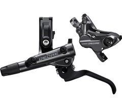 Гальмо гідравл. дискове Shimano M6120 DEORE переднє (ліва ручка, 4-поршн. каліпер BR-M6120, J-kit гідроліния 1000мм)