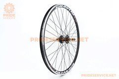 Колесо 26" заднє Disk-brake, обід "крапля" алюмінієвий, втулка 14Gx36H, пром-підшипники 6000 2RS, під вільнобіг, кріпл. гайка, "GRAVITY"