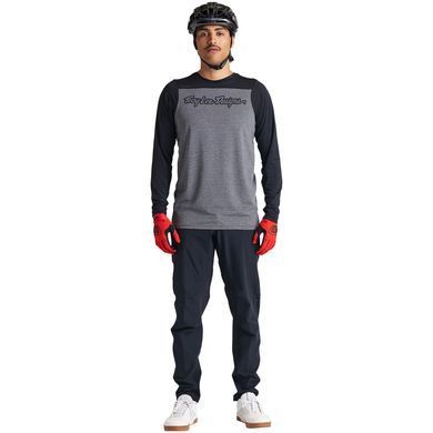 Джерсі TLD SKYLINE LS JERSEY SIGNATURE HEATHER [Grey/BLACK] L