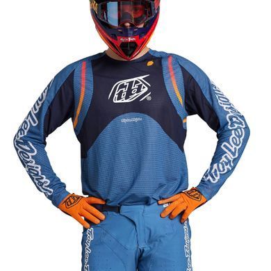 Мото джерсі TLD SE PRO AIR JERSEY PINNED [BLUE] XL