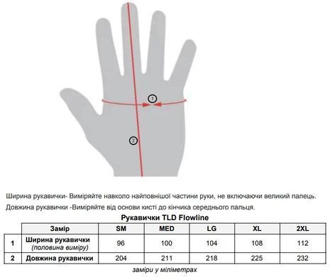Вело рукавички TLD FLOWLINE GLOVE MONO [BLACK] S