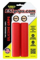Гріпси ESI Ribbed Chunky Red Silicone Bicycle Grips