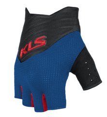 Рукавички короткий палець KLS Cutout синій XL