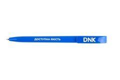 Ручка кулькова пластикова DNK, Доступна якість, синя