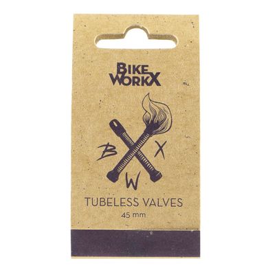 Ніпелі на безкамерку BikeWorkX Tubeless Valves