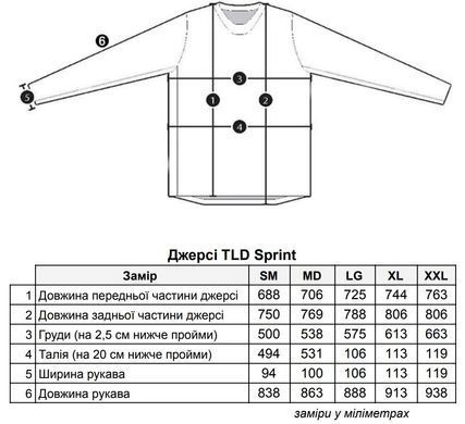 Джерсі TLD Sprint Jersey Richter [BLk] L