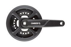 Комплект шатунів&nbsp;ONRIDE&nbsp;Duet 1110P, під квадрат, 170 мм, 40-26T, на 11/10/9 шв., чорний