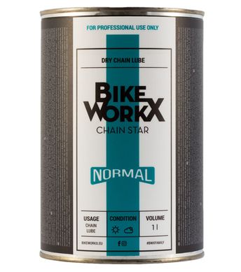 Мастило для ланцюга BikeWorkX Chain Star “normal” банка 1L.