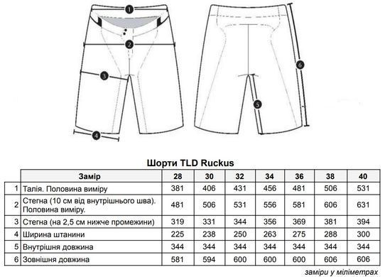 Велошорти TLD Ruckus Short Shell [BLk] XL