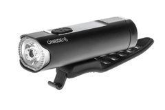 Велосипедна фара ONRIDE Rouse 20 (500 lm, 2400 mAh, Type-C), Power Bank, диспл. інд. заряду, алюм.
