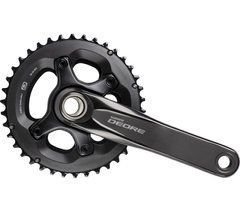 Шатуни Shimano FC-M6000-2 DEORE, інтегрована вісь, 175мм 38X28 10-шв. CL-48,8мм, без каретки