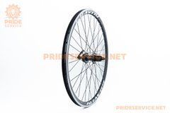 Колесо 26" заднє Disk-brake, обід "крапля" та втулка Neco (MS37R) 14Gx36H алюмінієві, під касету 8-9зв, кріпл. ексцентрик, "GRAVITY"