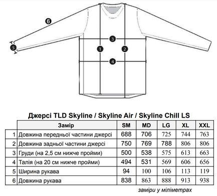 Джерсі TLD SKYLINE AIR LS JERSEY; SRAM ROOTS [CEMENT] XL