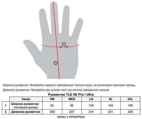 Мото рукавички TLD SE ULTRA GLOVE [Red] XL