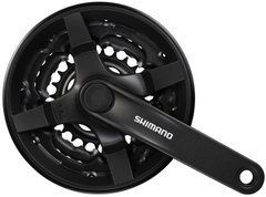 Шатуни Shimano FC-TY301, 150мм, 42X34X24, захист зірок