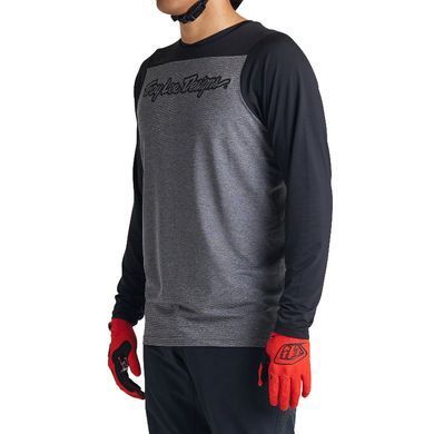 Джерсі TLD SKYLINE LS JERSEY SIGNATURE HEATHER [Grey/BLACK] M