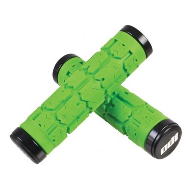 Гріпси ODI Rogue MTB Lock-On 130mm Bonus Pack Lime w/Black Clamps (зелені з чорними замками)