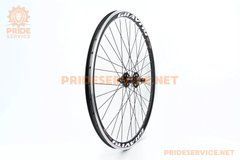 Колесо 27,5" переднє Disk-brake, обід "крапля" алюмінієвий, втулка 14Gx36H, кріпл. гайка, "GRAVITY"
