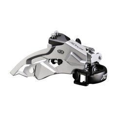 Перемикач передній Shimano FD-M370 ALTUS 3X9, TOP-SWING 34.9мм (31.8/28.6 адапт) універс.тяга, для 44/48зуб
